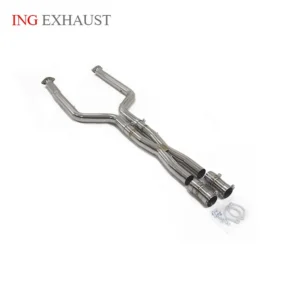 BNB Stainless Steel Exhaust Downpipe for BMW X5M/X6M 2024 4.4T S63 V8