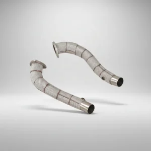 BNB Stainless Steel Exhaust Downpipe Ferrari California 4.3L Silver