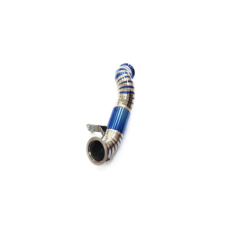 BNB Titaniumz Downpipe for Mercedes Benz C300 W205 LHD Blue