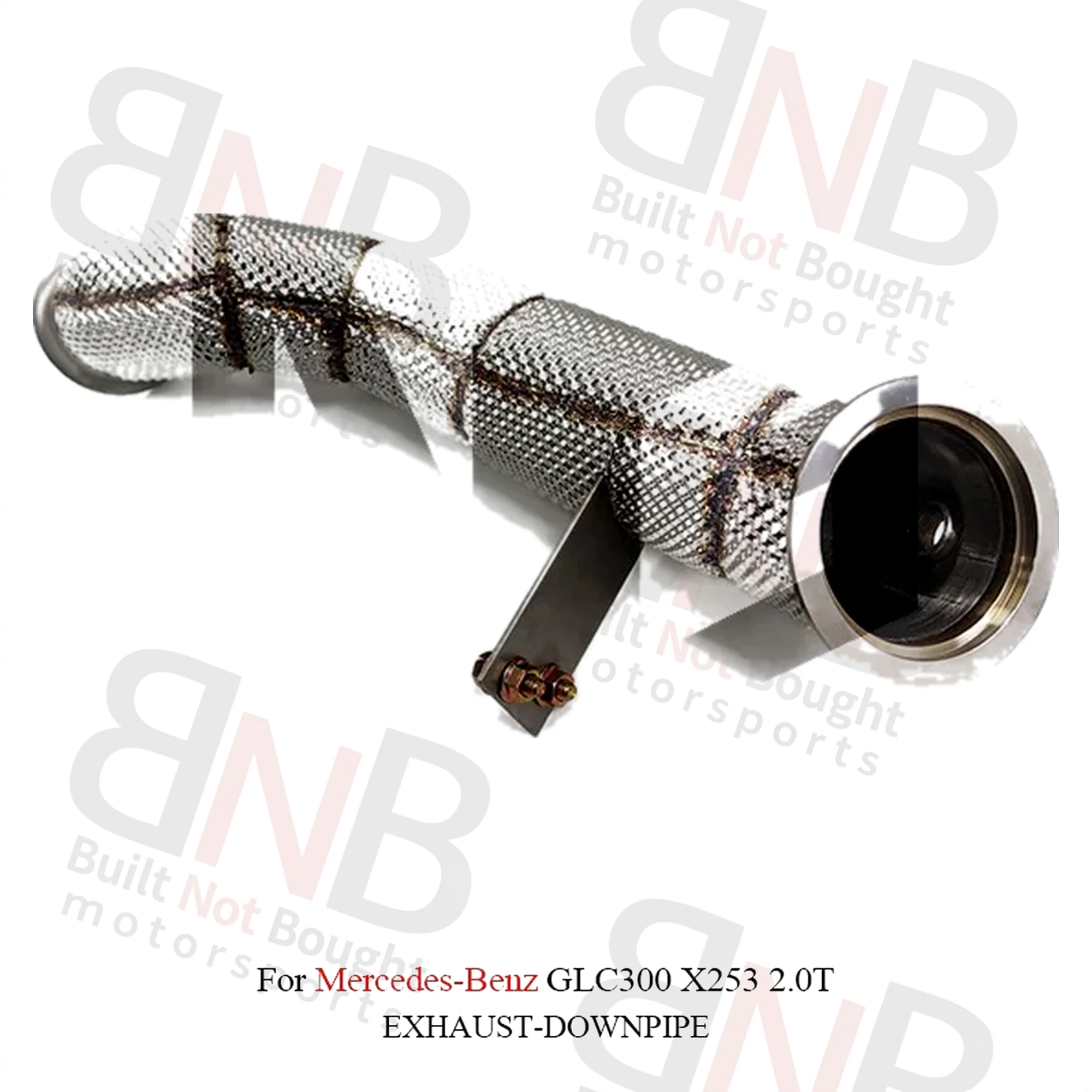 BNB Stainless Steel Downpipe With Heat Shield for Mercedes-Benz GLC300 2.0T