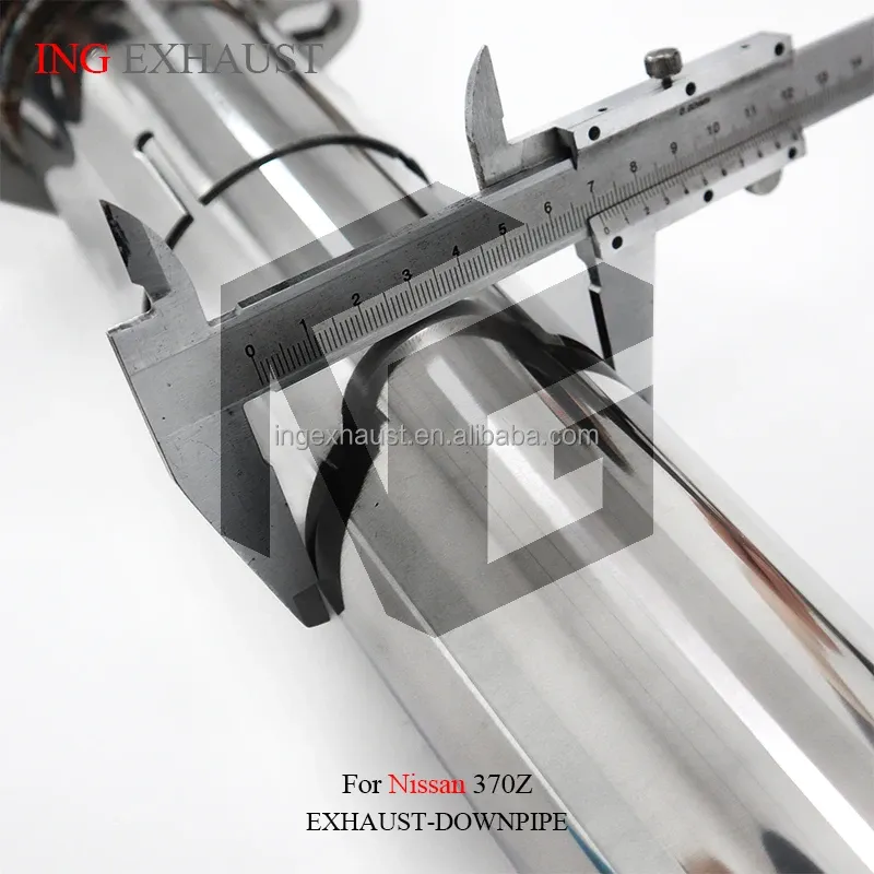 BNB Titaniumz Valve Exhaust Catback Downpipe for Nissan 370Z 350Z Stainless Steel 304
