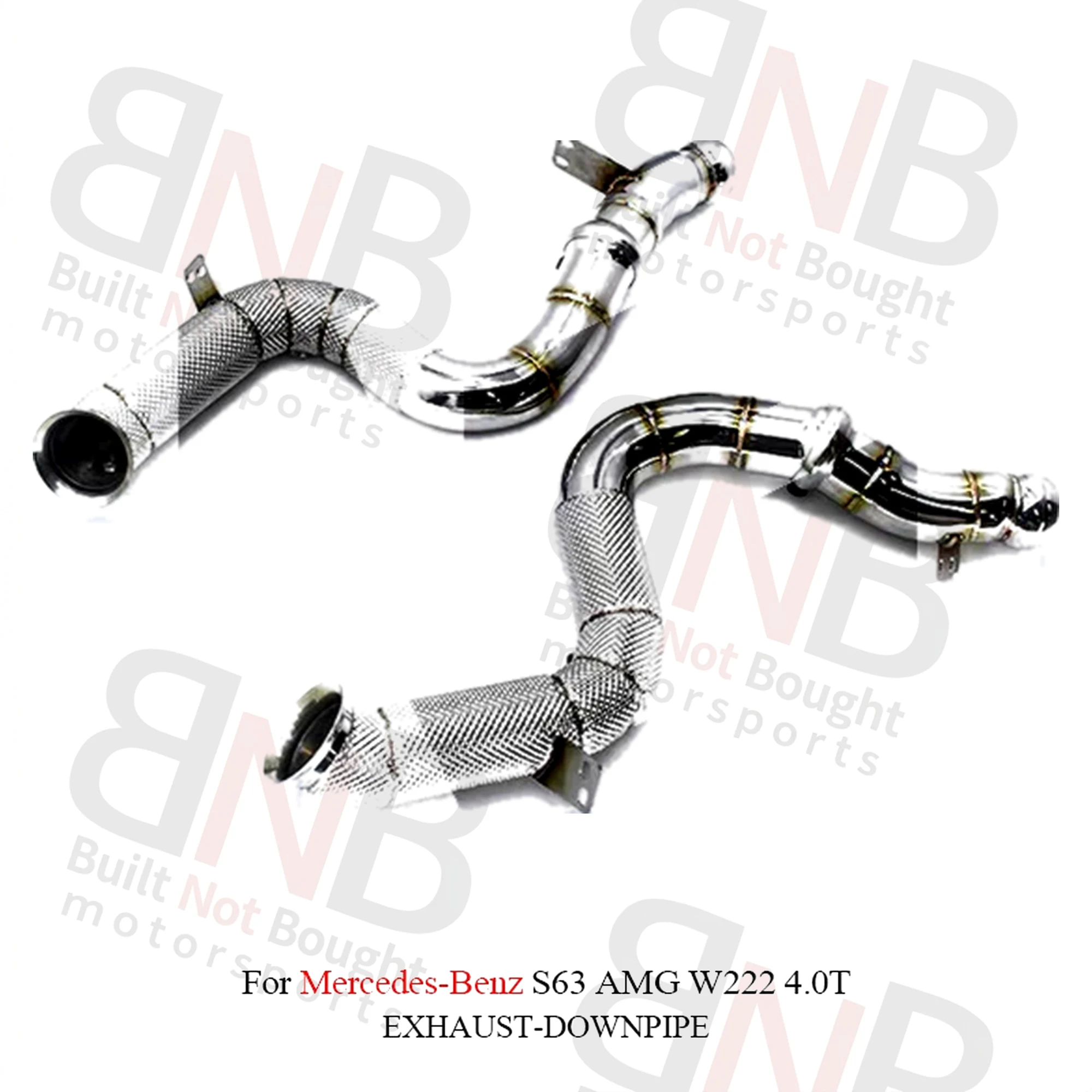 BNB High Flow Performance Downpipe for Mercedes Benz AMG S63 S63L W222 4.0T