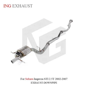 BNB Titaniumz Exhaust System Subaru Impreza STI 2.5T 2002-2007