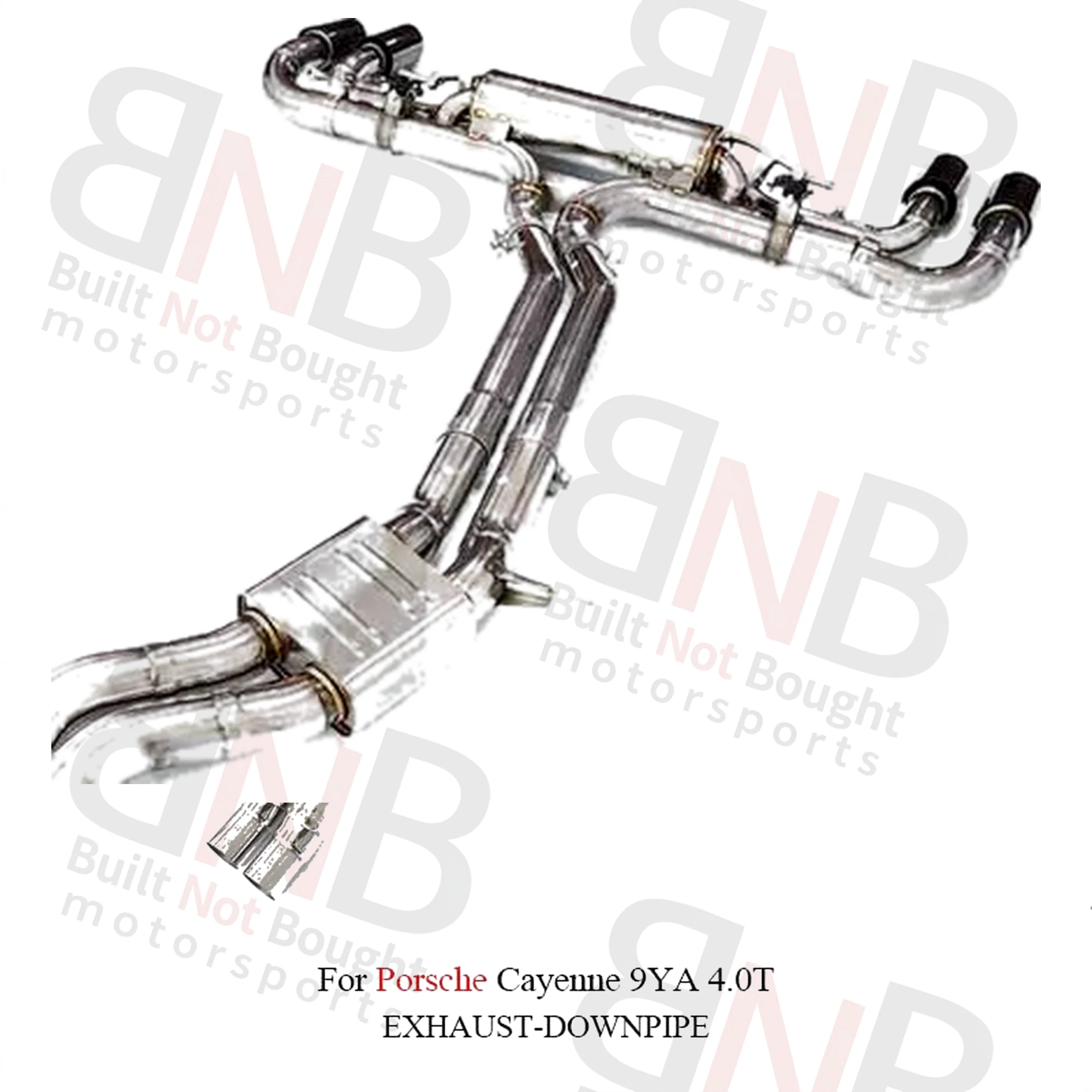 BNB Titaniumz Valved Exhaust Catback for Porsche Cayenne 9Y0 4.0T