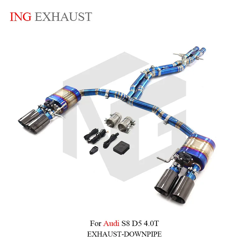 BNB Titaniumz Valvetronic Exhaust System Titanium Alloy for Audi S8 D5 4.0T