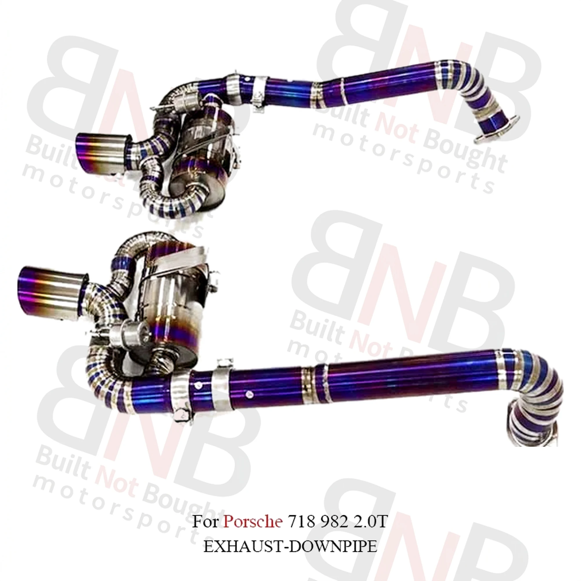 BNB Performance Titanium Catback Exhaust for Porsche 718 982 2.0T GT4