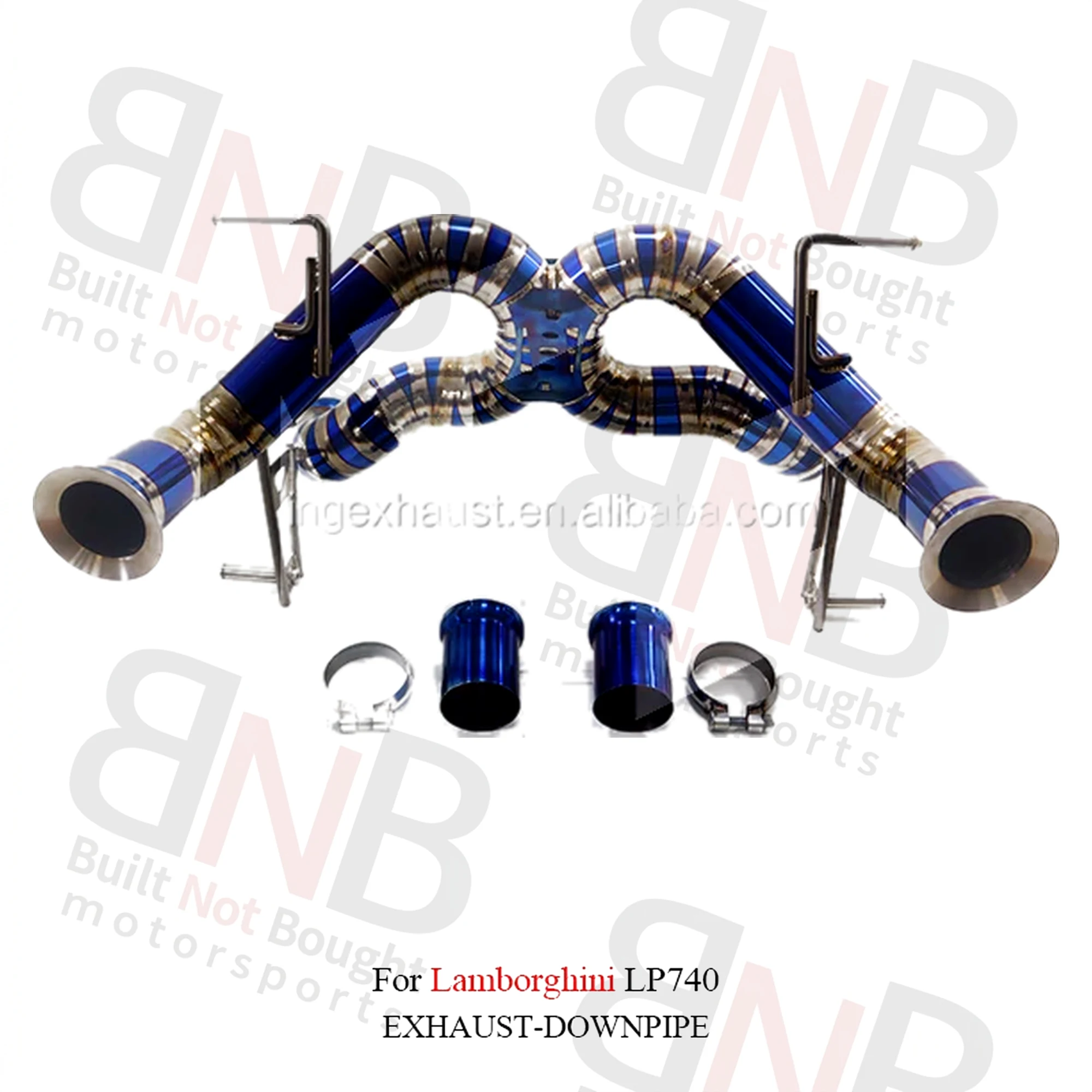 BNB Titaniumz Valvetronic Catback Exhaust System for Lamborghini LP740 SVJ