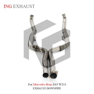 BNB Mercedes Benz E63 W211 Stainless Steel Exhaust Downpipe Straight Pipe