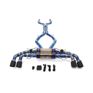 BNB Titaniumz Alfa Romeo Giulia 2.9T Catback Exhaust System Blue