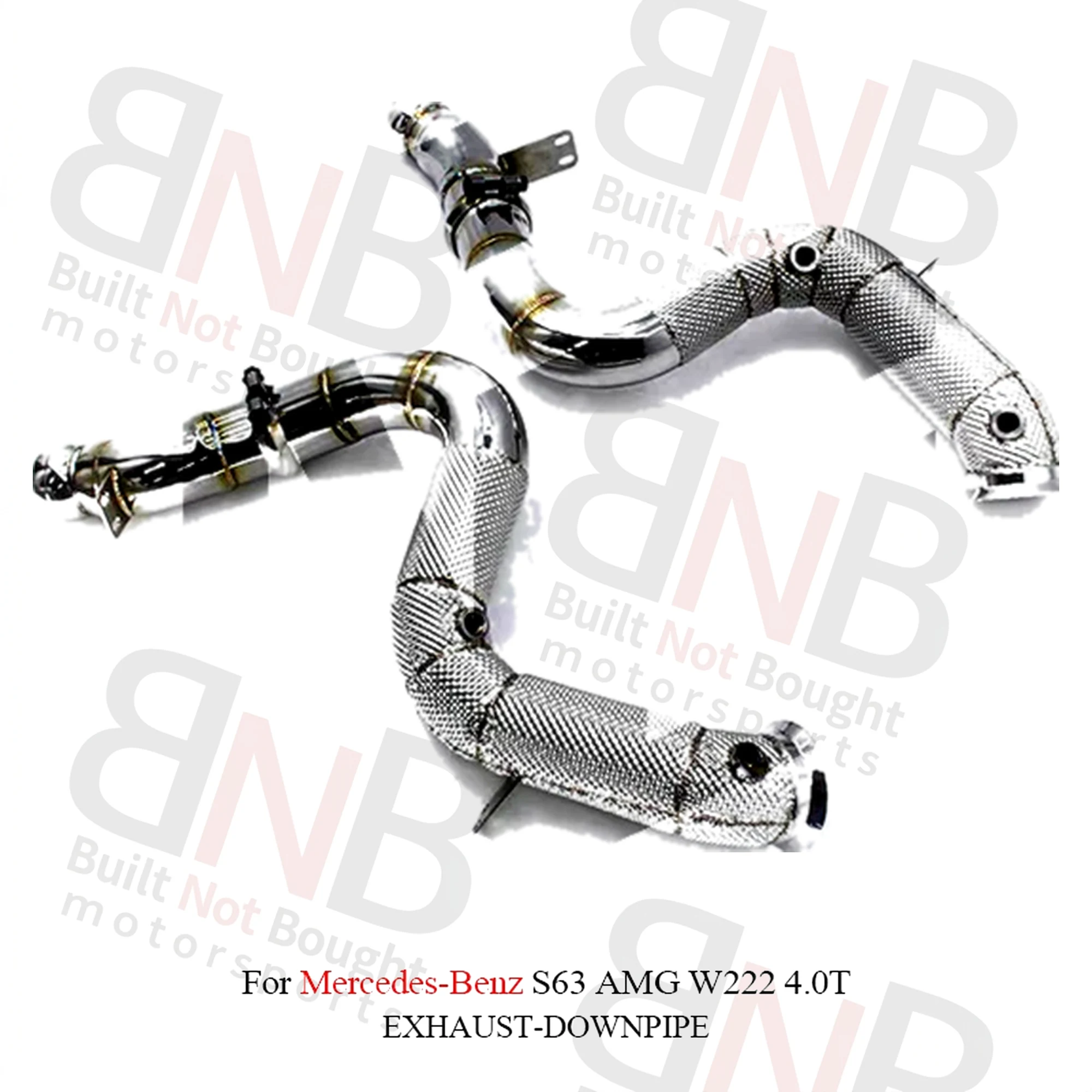 BNB High Flow Performance Downpipe for Mercedes Benz AMG S63 S63L W222 4.0T