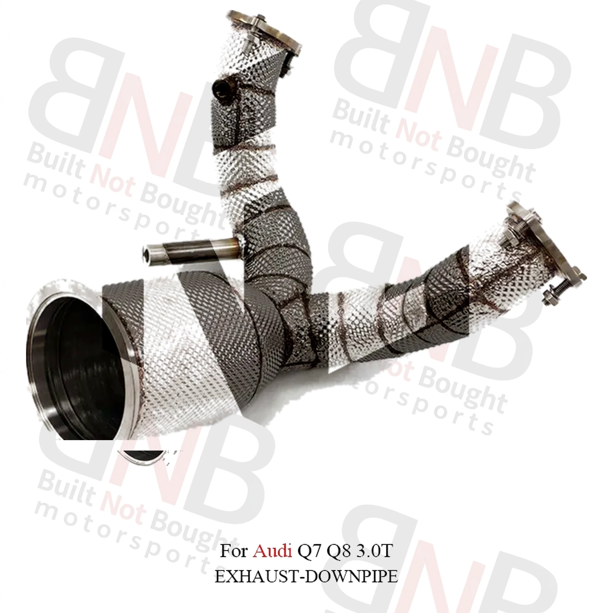 BNB Titaniumz Stainless Steel Downpipe for Audi Q7 Q8 3.0T