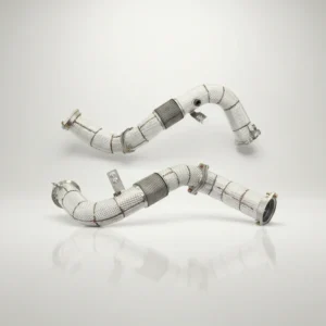 BNB Stainless Steel Downpipe with Heat Shield for BMW M5 G90 4.4T 2024+