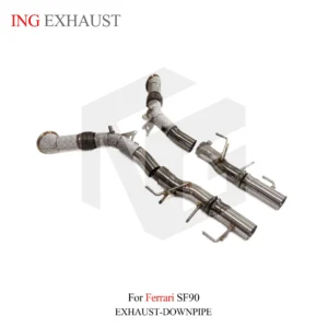 BNB Titaniumz Full Set Exhaust System for Ferrari SF90 2019- Catback Downpipe
