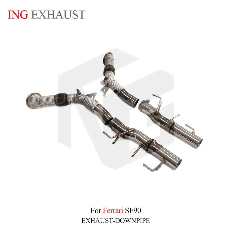BNB Titaniumz Full Set Exhaust System for Ferrari SF90 2019- Catback Downpipe