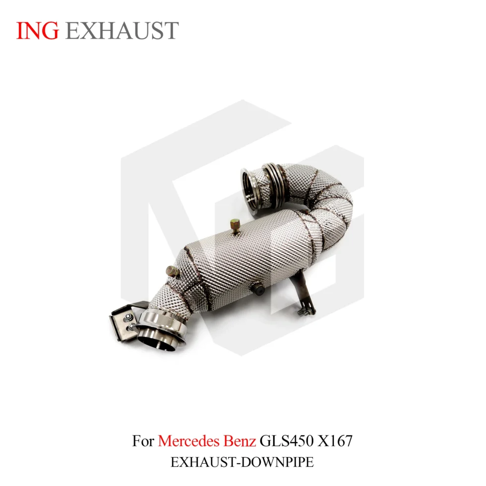 BNB Titaniumz Stainless Steel Exhaust Downpipe for Mercedes GLS450 X167
