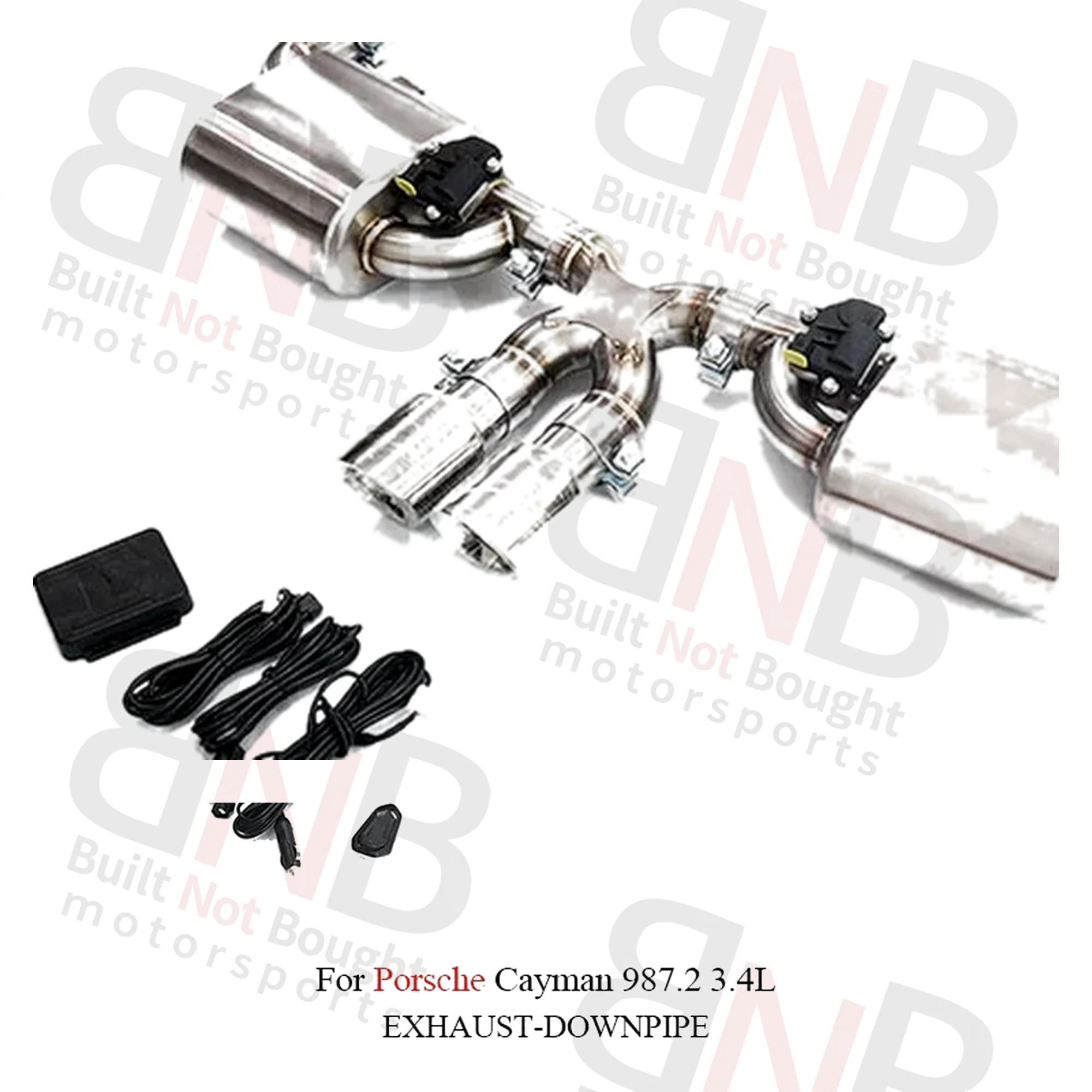 BNB Stainless Steel Exhaust Valve Catback for Porsche Cayman 987.2