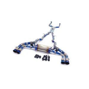 BNB Titanium Catback Exhaust System for BMW M550i G30 120x50x40 Slivery