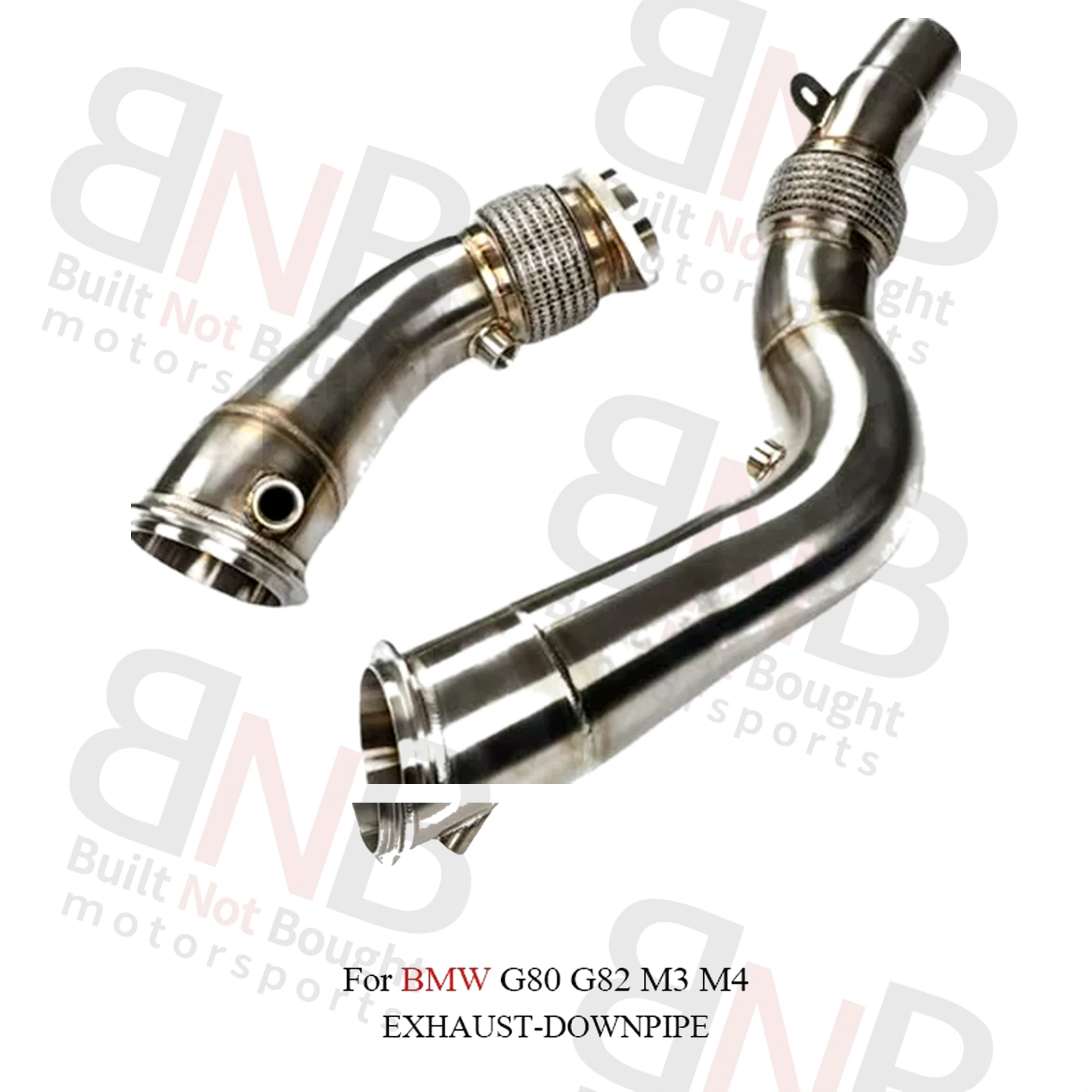 BNB Titaniumz Stainless Steel Exhaust Straight Downpipe for BMW G80 G82 M3 M4