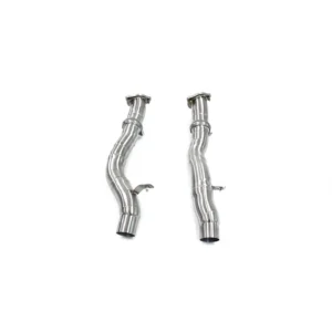 BNB Titaniumz Exhaust Resonant Front Pipe Porsche Cayenne Turbo 958.1 4.8T