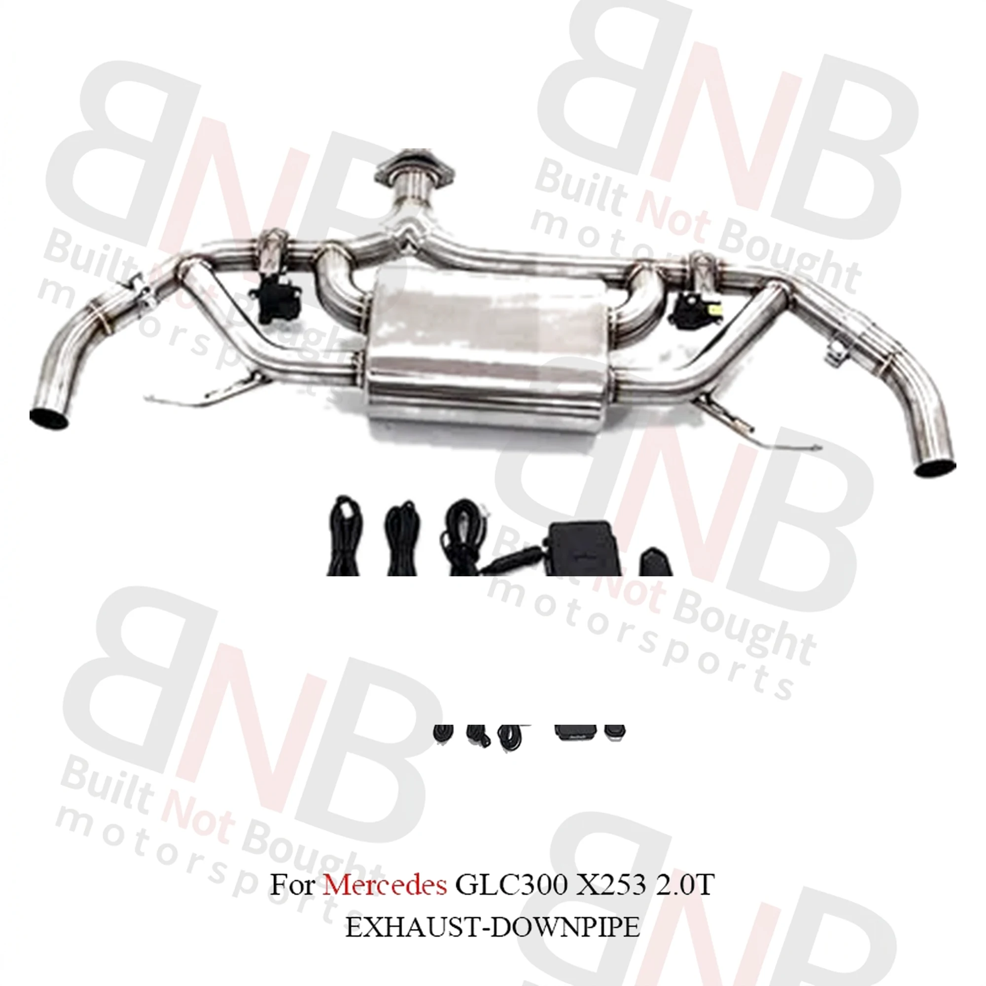 BNB Stainless Steel Valvetronic Catback Exhaust for Mercedes Benz GLC300 X253 2.0T