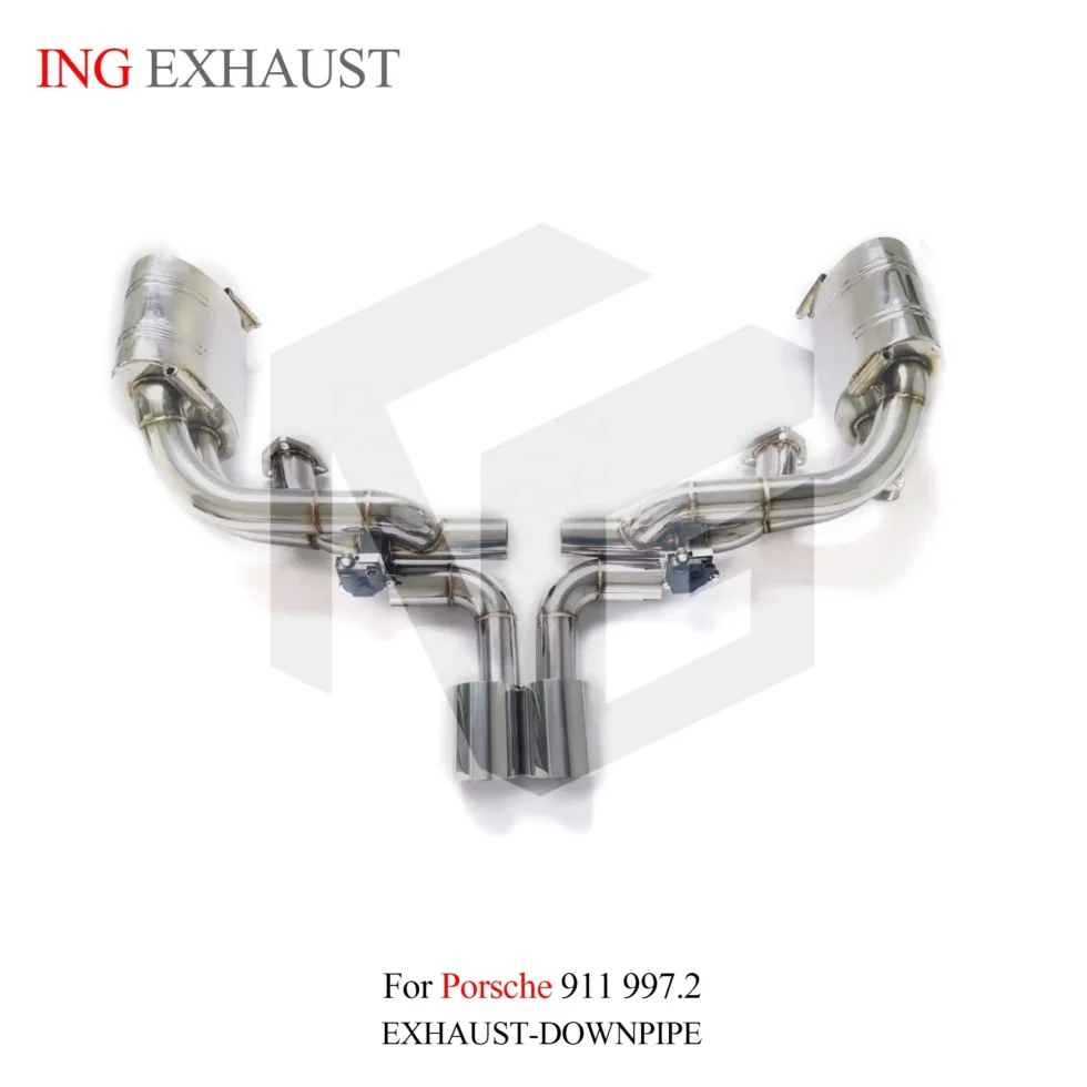 BNB Titaniumz High-Flow Valvetronic Cat-Back Exhaust for Porsche 911 997.2