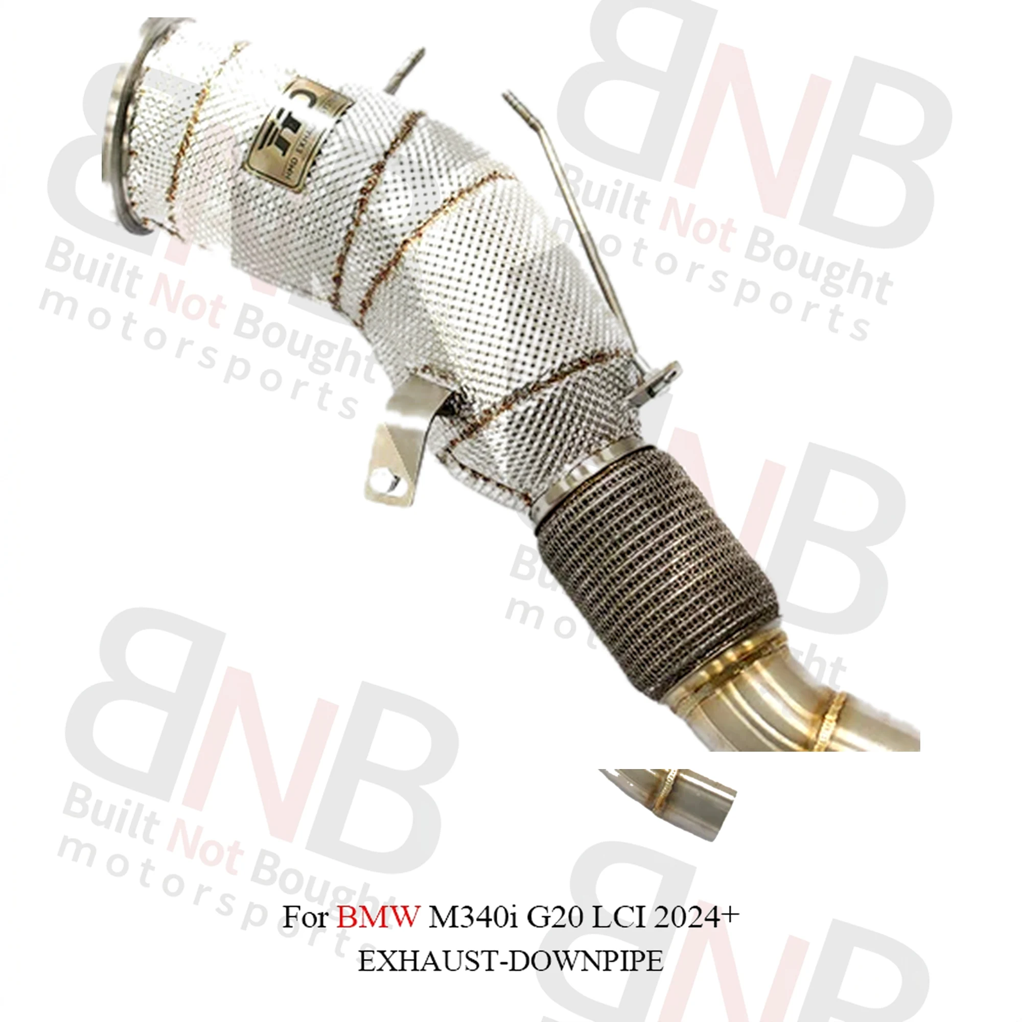 BNB Titaniumz BMW M340i G20 LCI 2024+ OPF Downpipe Exhaust Stainless Steel Silvery