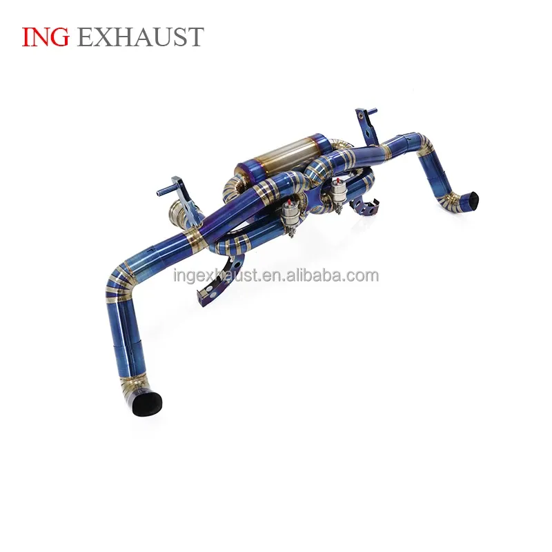 BNB Titaniumz Performance Catback Exhaust System Titanium Alloy for Audi R8 2008-2018