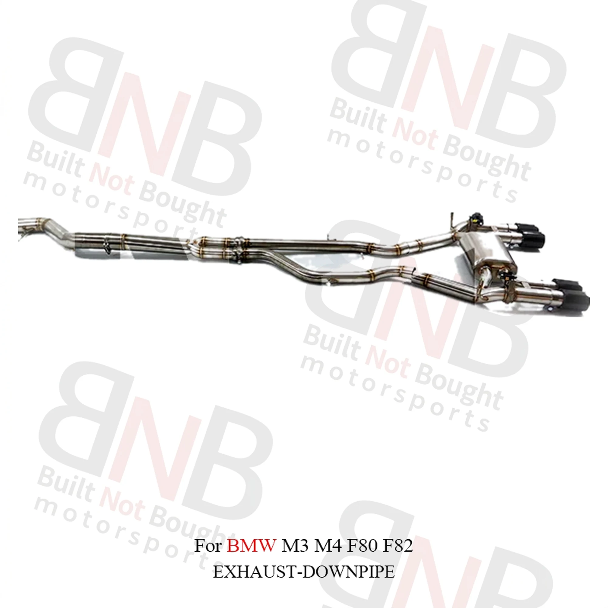 BNB F8X Catback Exhaust Stainless Steel Valvetronic Pipes for BMW M3 M4 F80 F82