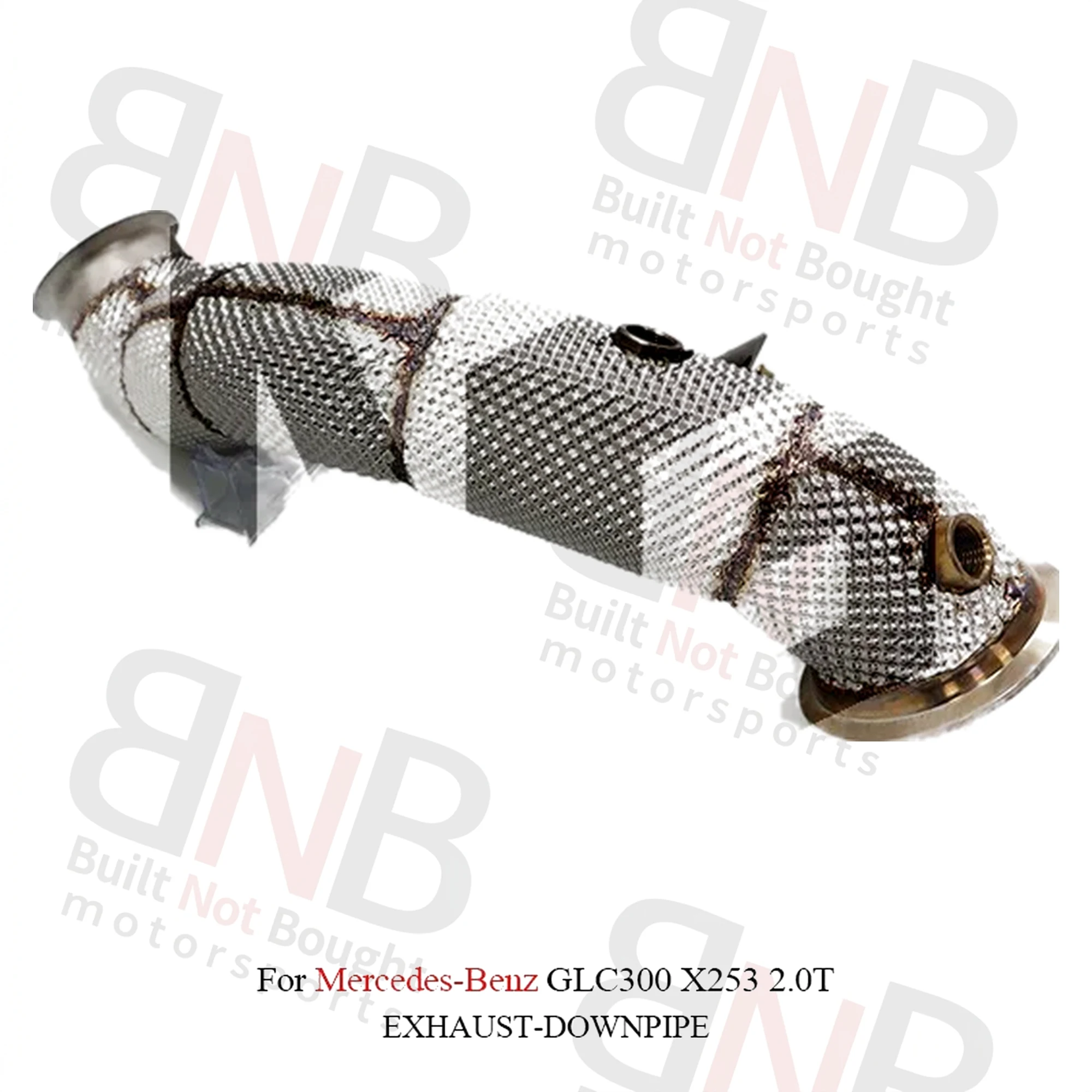 BNB Stainless Steel Downpipe With Heat Shield for Mercedes-Benz GLC300 2.0T