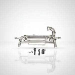 BNB Titaniumz Valvetronic Exhaust Bolt-On Lotus Emira 2.0T 120x60x30cm Slivery