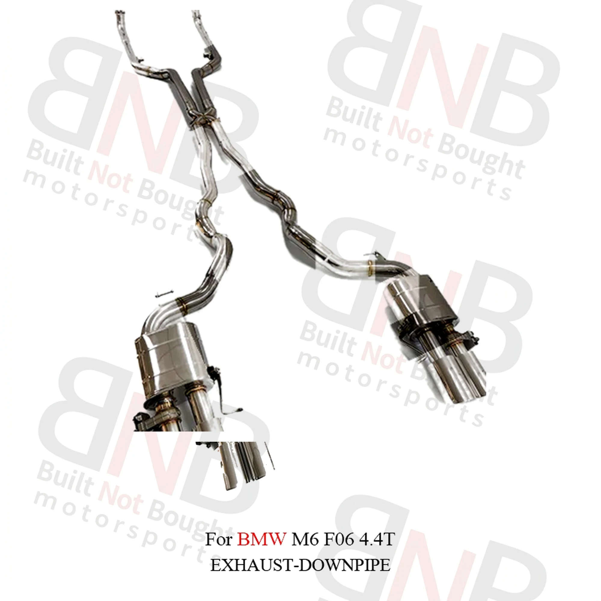 BNB BMW M5 M6 F10 F06 4.4T Catback Exhaust System Stainless Steel
