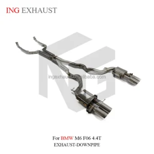 BNB BMW M5 M6 F10 F06 4.4T Catback Exhaust System Stainless Steel