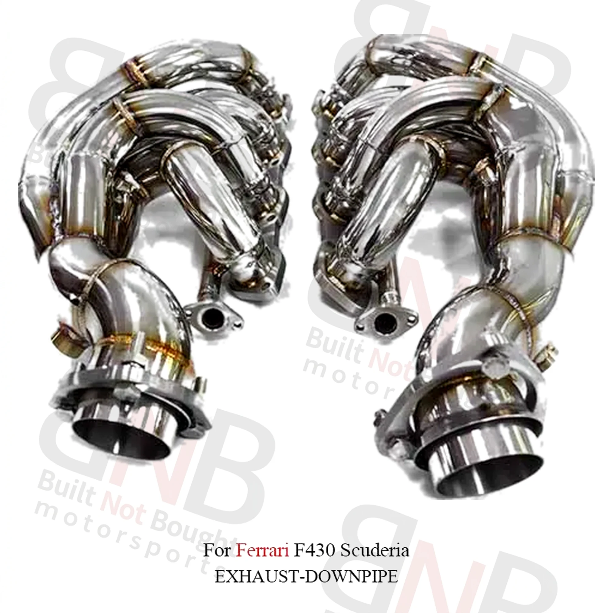 BNB Titaniumz Stainless Steel Tuning Exhaust Header Ferrari F430 Scuderia