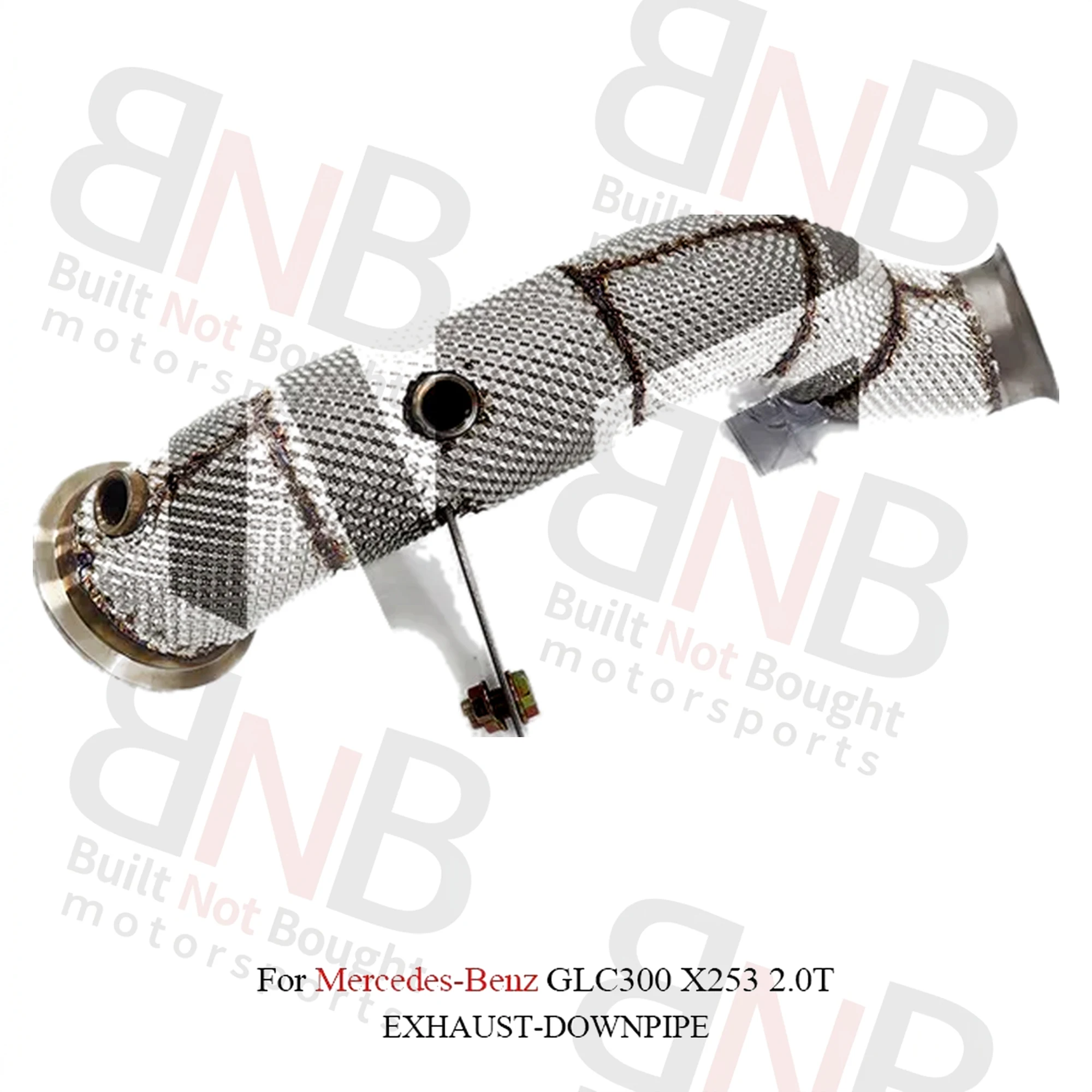 BNB Stainless Steel Downpipe With Heat Shield for Mercedes-Benz GLC300 2.0T