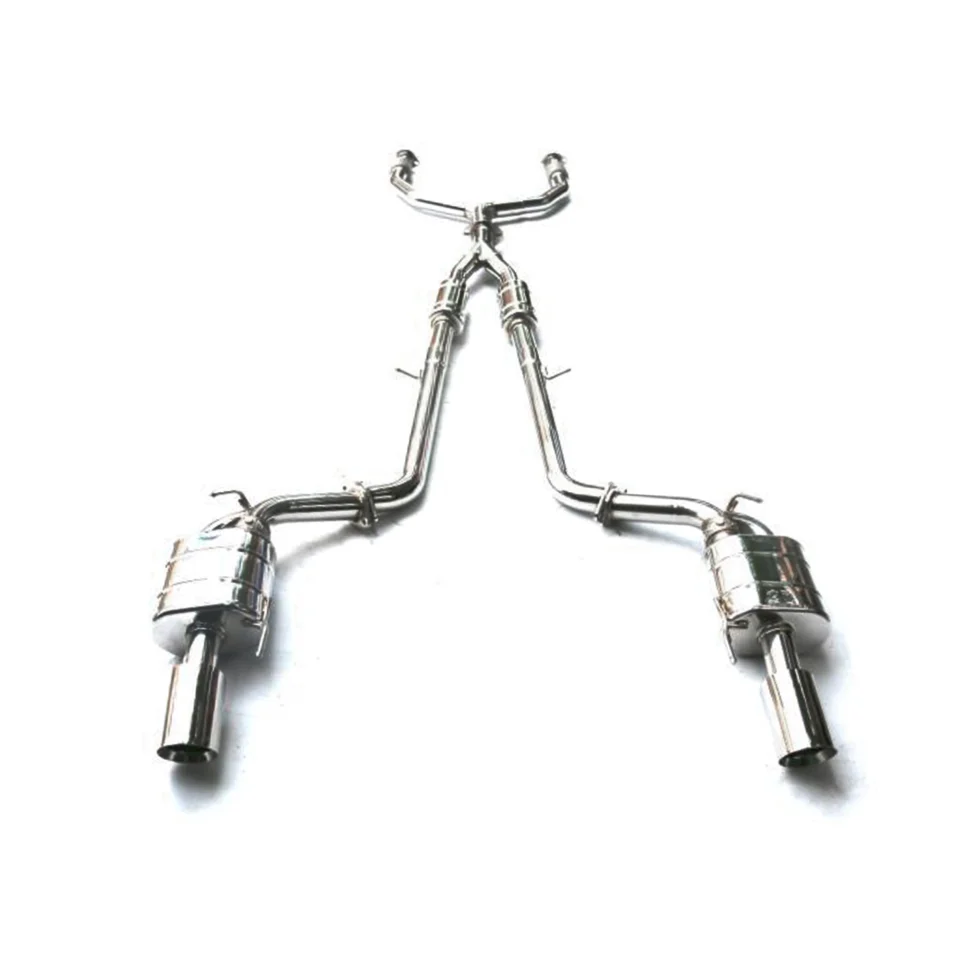 ING A*uto Performance Parts for Infiniti G25 2007+ Infiniti G37 2.5 3.7 Stainless Steel Catback Exhaust With Valve S*witch