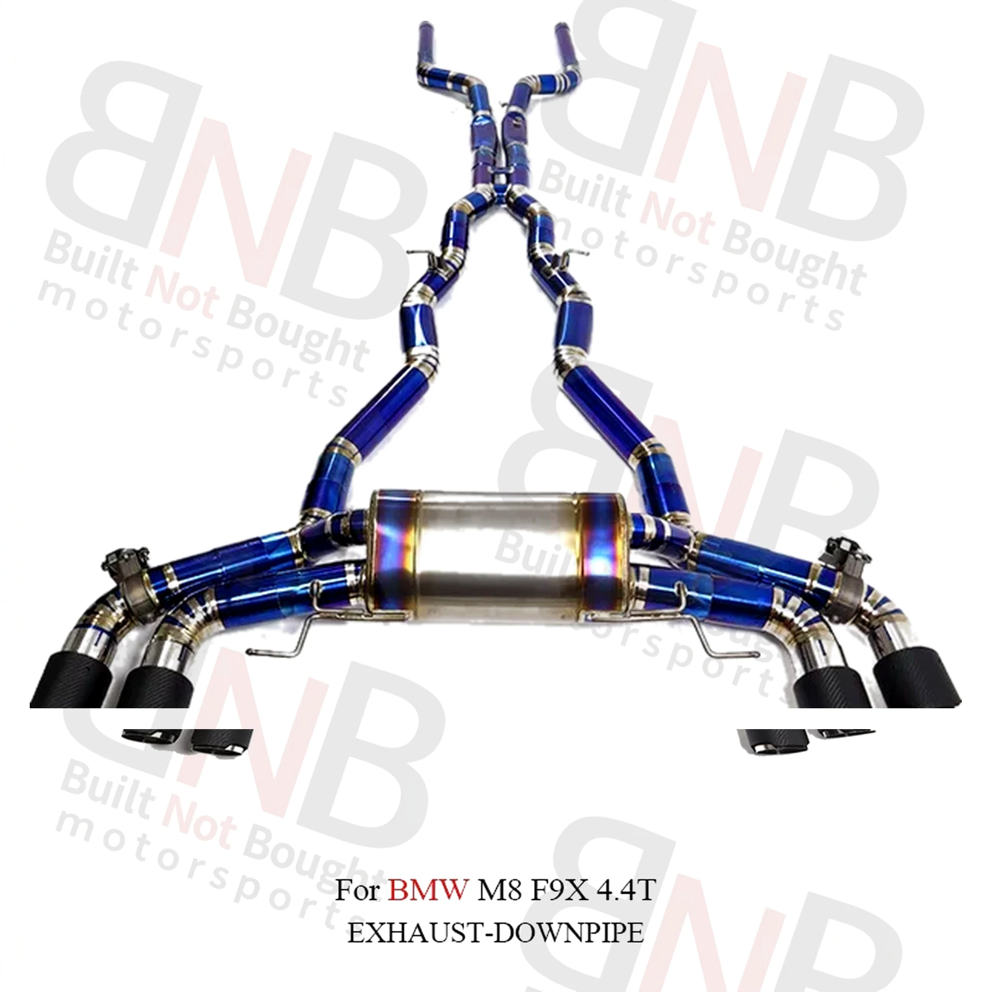 BNB Titaniumz Titanium Catback Exhaust Pipe Variable Valve BMW M8