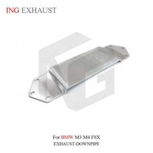 BNB Titaniumz High Flow Stainless Steel Exhaust System for BMW M3 M4 F8X Silvery