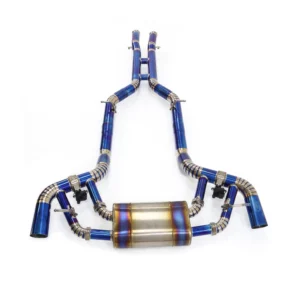 BNB Titaniumz Exhaust System Catback for Mercedes Benz AMG GT GTS GTC Blue 120x50x40