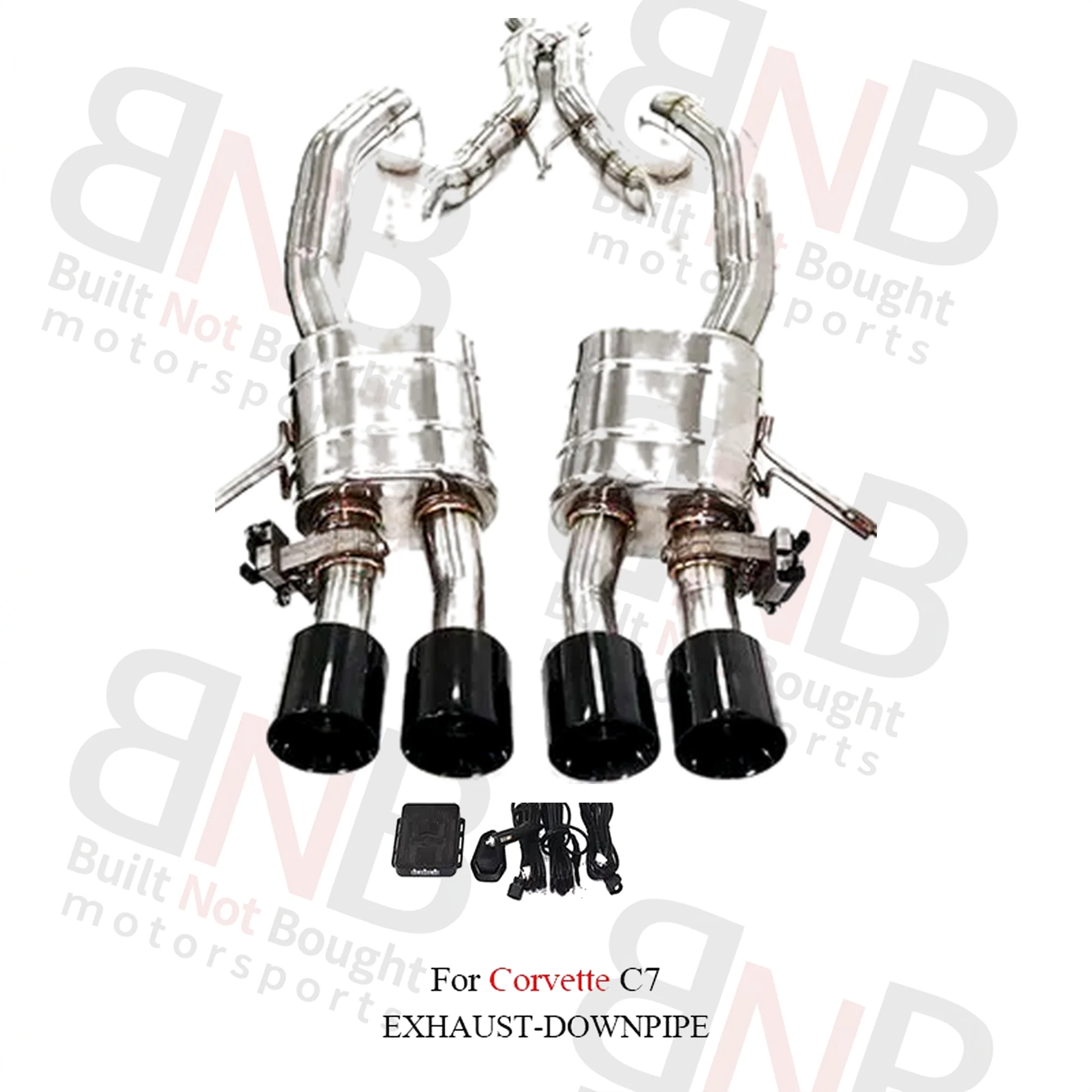 BNB Titaniumz Valved Catback Exhaust Chevrolet Corvette C7 6.2L V8 2014-2019