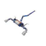 BNB Titanium Catback Exhaust System for Toyota GT86 1.5mm Silver