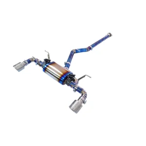 BNB Titanium Catback Exhaust System for Toyota GT86 1.5mm Silver