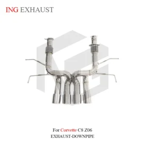 BNB Titaniumz Stainless Steel Exhaust Pipe Corvette C8 Z06 5.5L