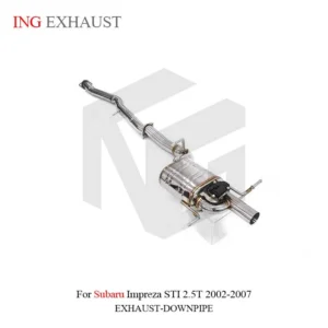 BNB Titaniumz Stainless Steel Catback Exhaust Impreza STI 2.5T 2002-2007