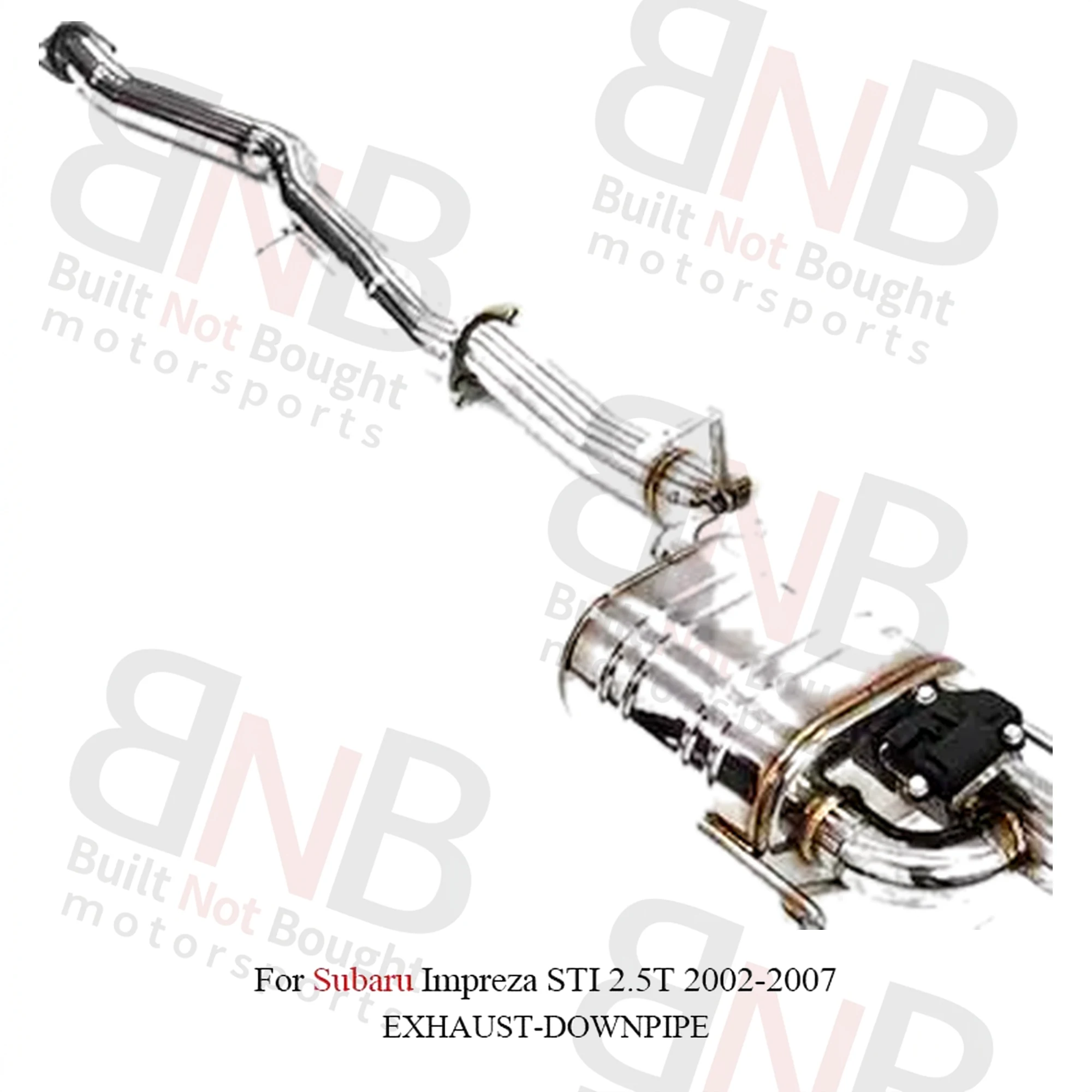BNB Titaniumz Stainless Steel Catback Exhaust for Impreza STI 2.5T 2002-2007