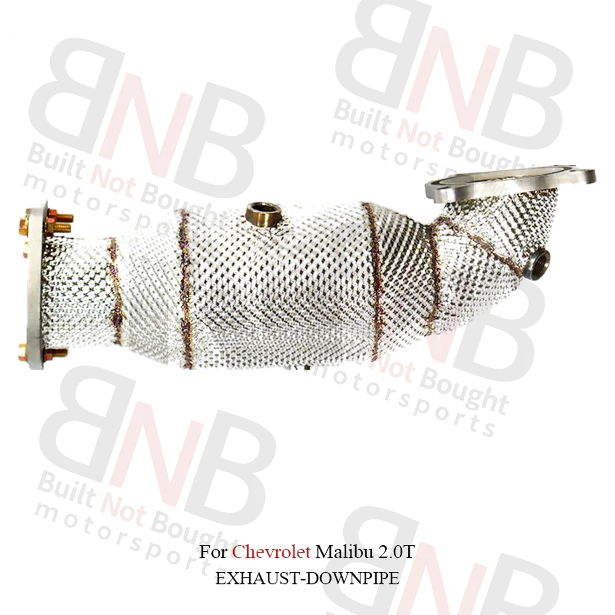 BNB Titaniumz Stainless Steel Heat Shield Downpipe for Chevrolet Malibu 2.0T
