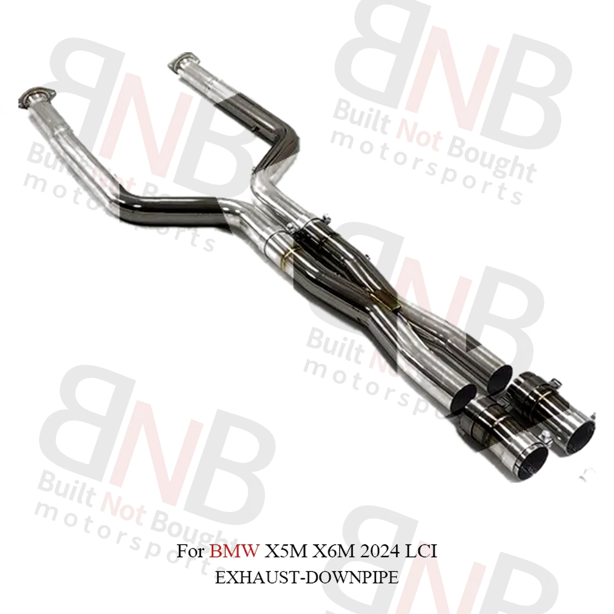 BNB Stainless Steel Exhaust Downpipe for BMW X5M/X6M 2024 4.4T S63 V8
