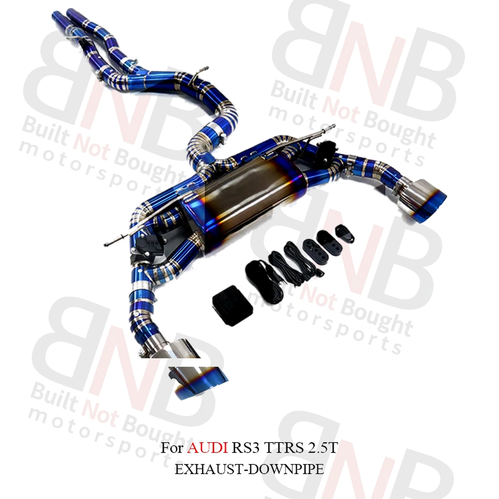 BNB Titaniumz Catback Exhaust Titanium Alloy Valve for Audi RS3 TTRS 2.5T