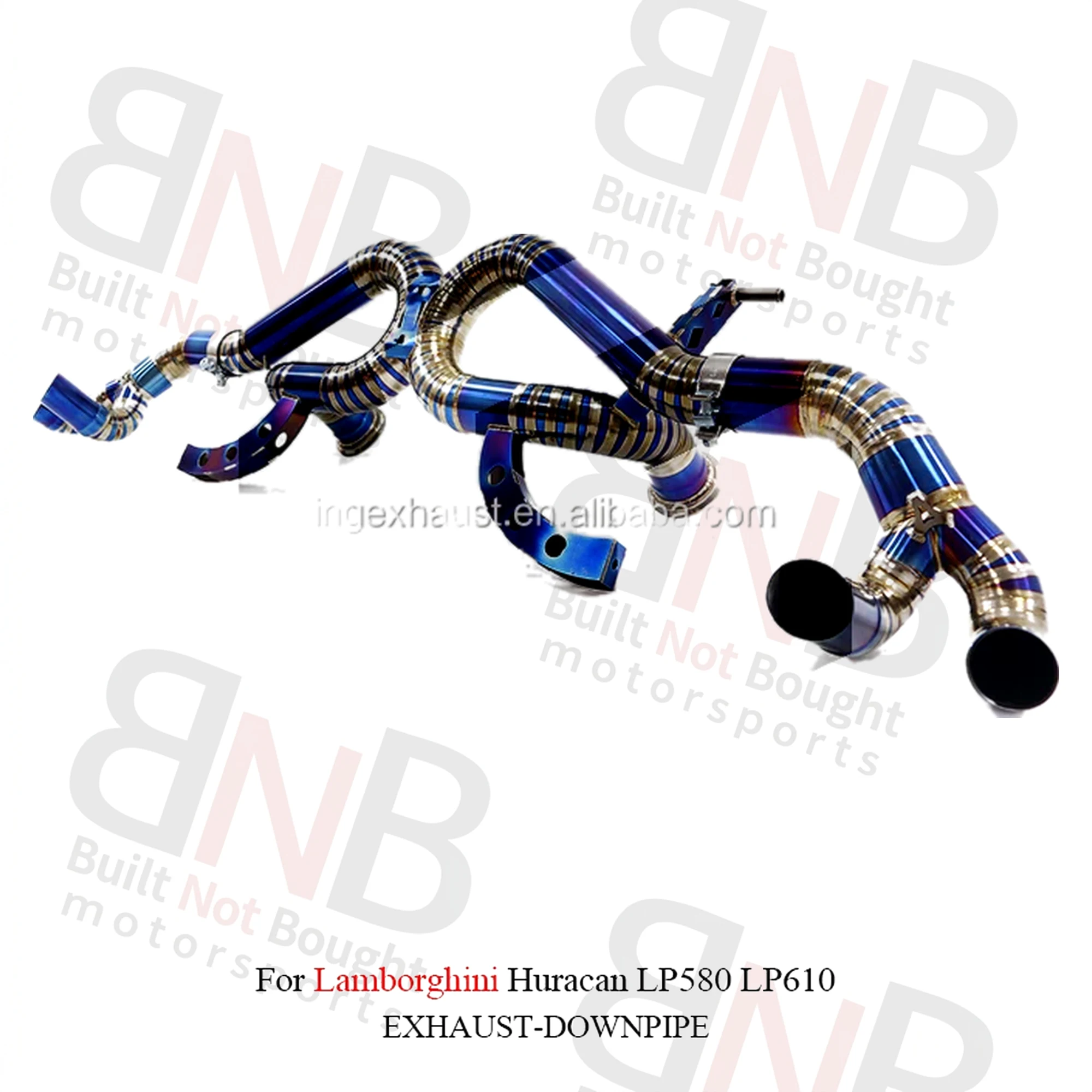 BNB Titaniumz Performance Exhaust System for Lamborghini Huracan LP580 LP610 Titanium Alloy