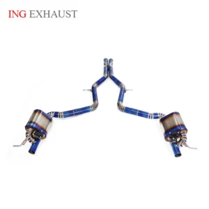 BNB Titaniumz Catback Exhaust System AMG E63 W211 2003-2008 Muffler Valve