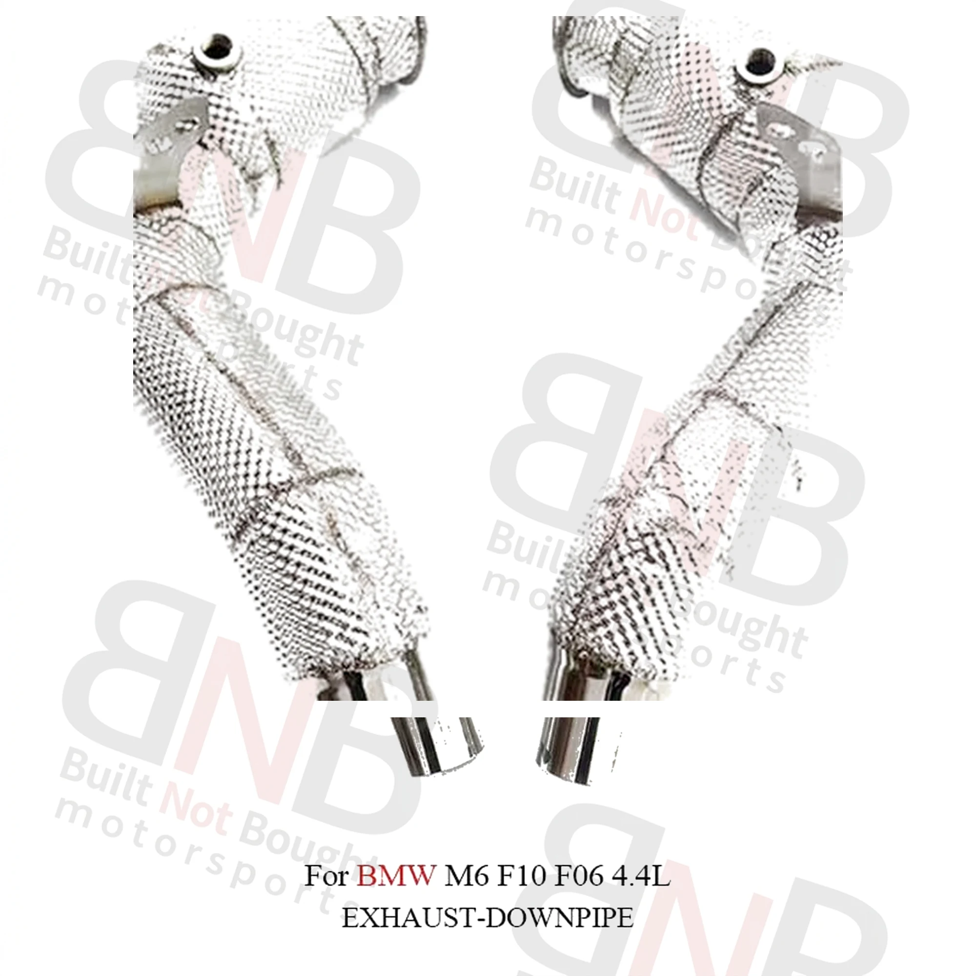 BNB Titaniumz Stainless Steel Exhaust Downpipe for BMW M6 F10 F06 4.4L